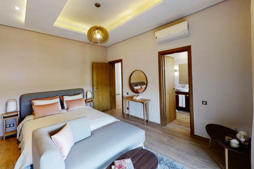 Luxury house with terrace in secure residence in Bensergao