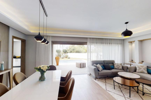 Luxury house with terrace in secure residence in Bensergao